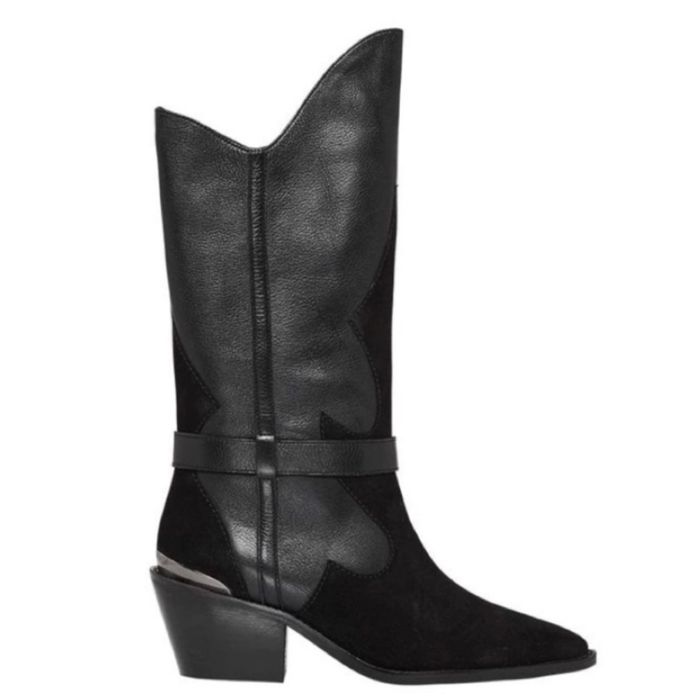 Spell & the Gypsy Jesse Jane Cowgirl Boots Size 39 Black